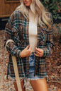 Plaid Chest Pockets Jacket