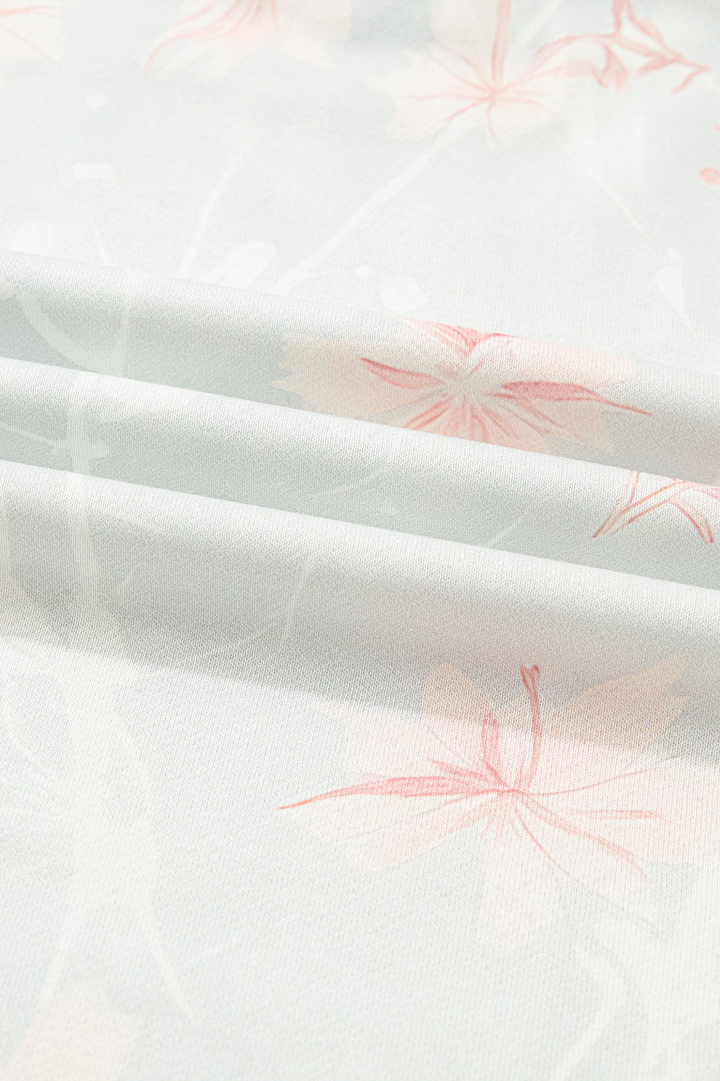 Plus Size Floral Long Sleeve Hoodie