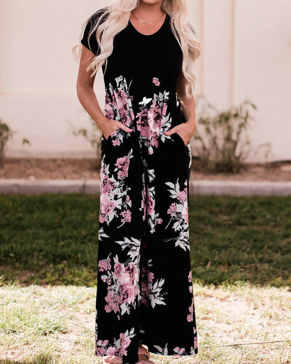 Floral Empire Waist Maxi Dress