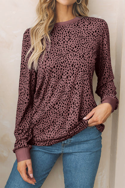 Leopard Long Sleeve Top