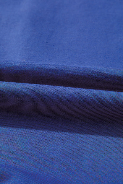 Varsity Stripe Drop Shoulder Oversized Sweatshirt