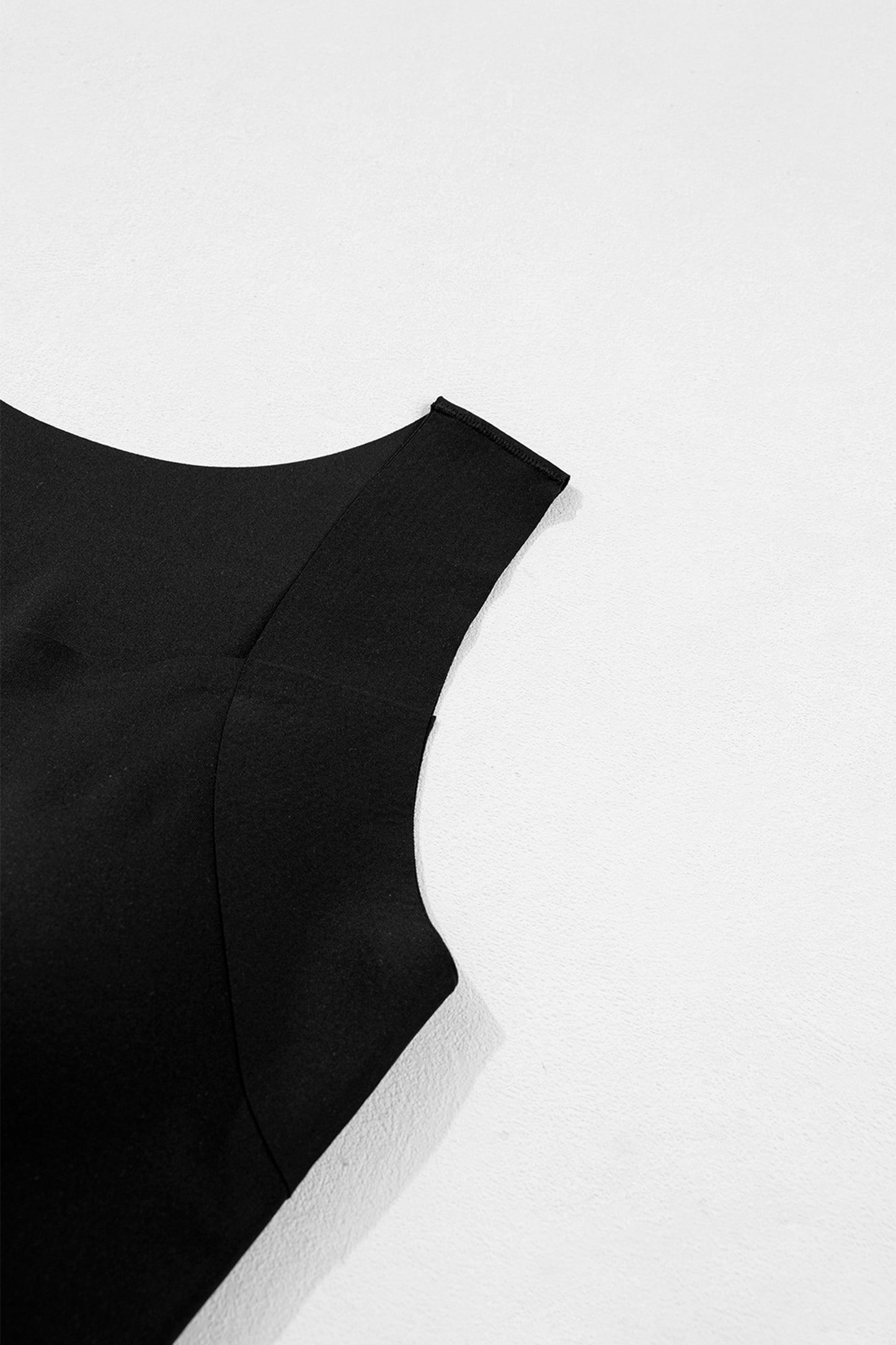 Solid Wide Strap Athleisure Tank Top