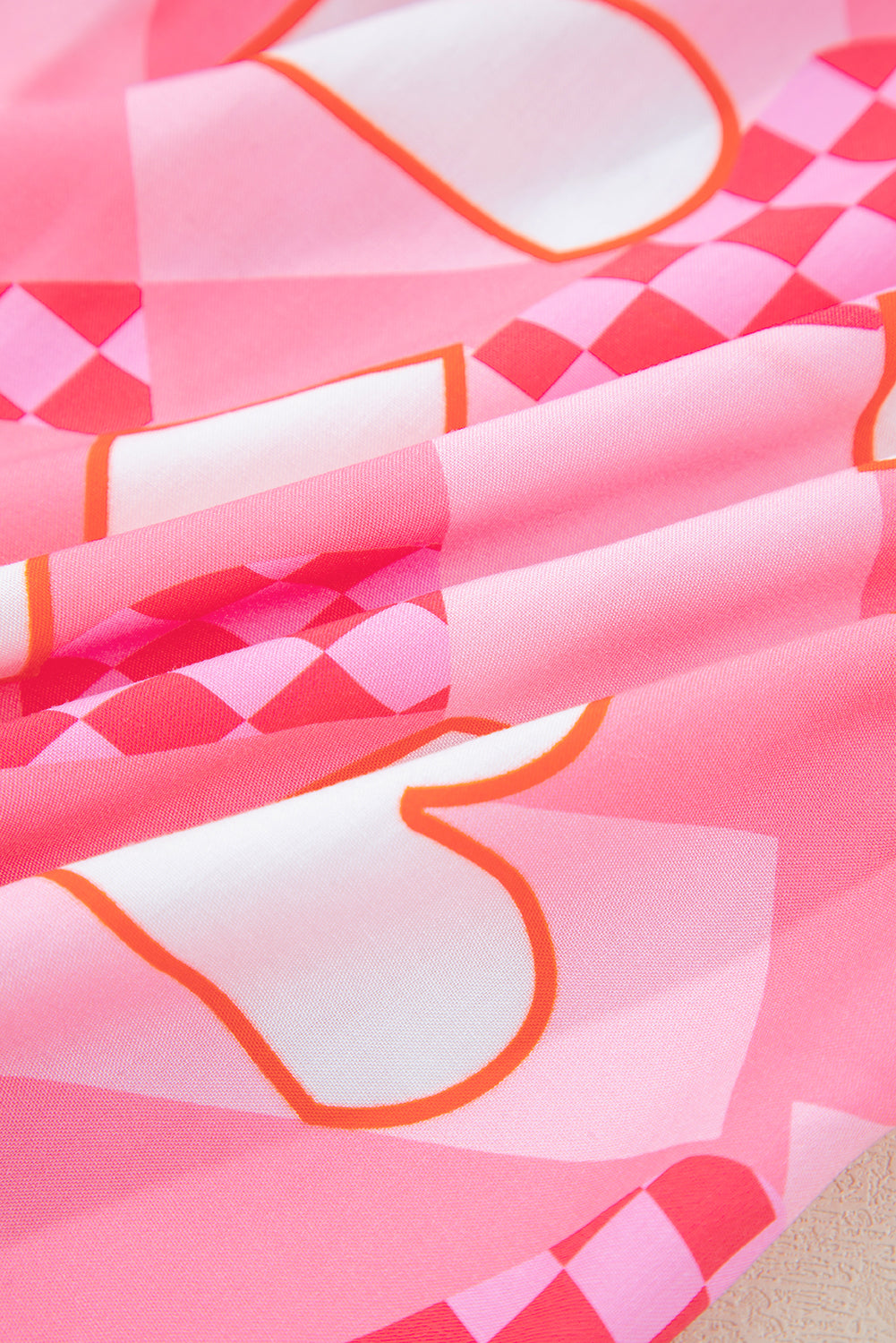 Valentine Heart Shirt and Shorts Pajama Set