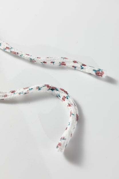 Floral Henley Top and  Drawstring Shorts Set