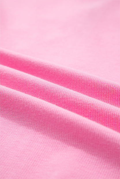 Solid Ribbed Zip-Up Drawstring Hooded Jacket