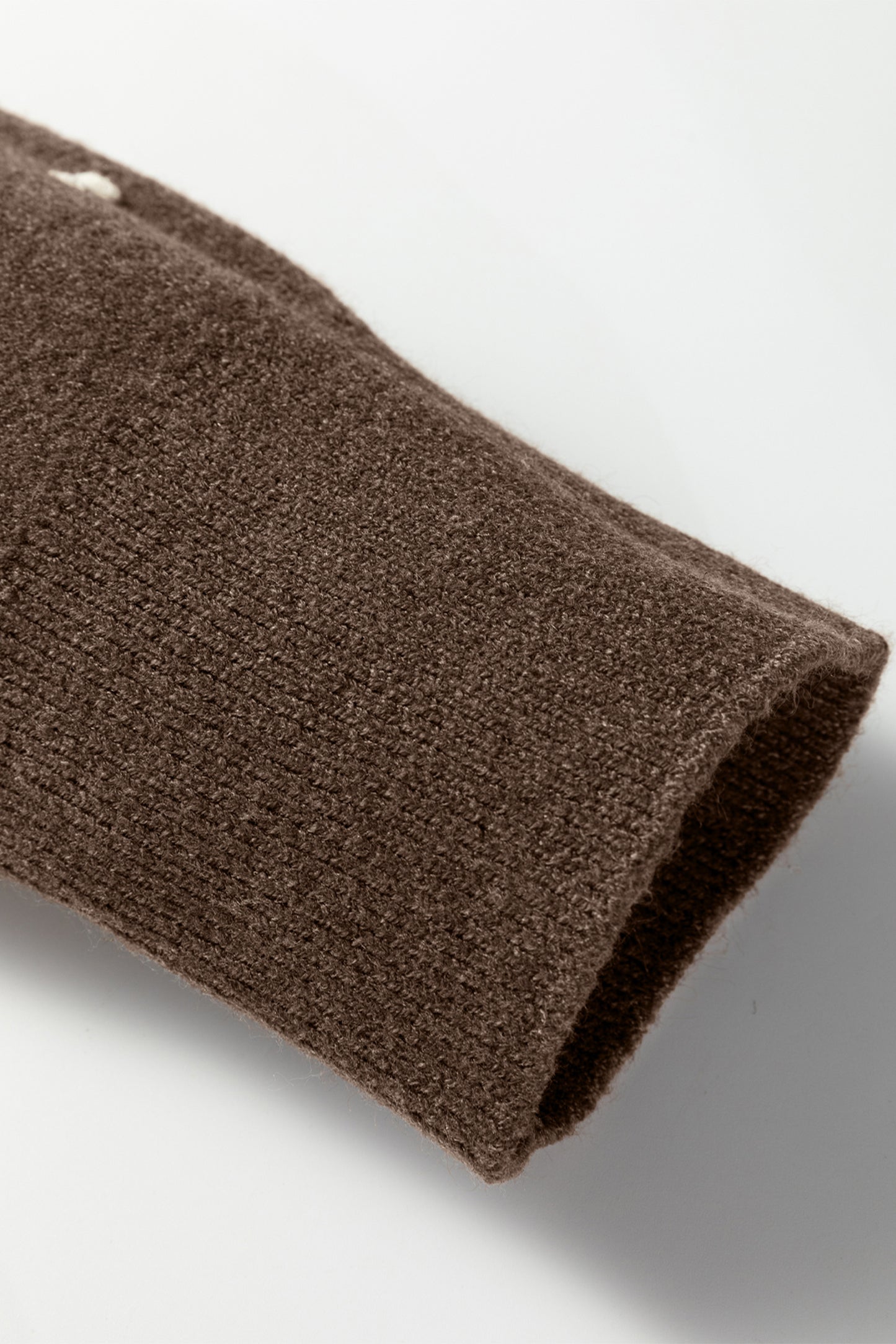 Dotted Ribbed Edge Crewneck Sweater