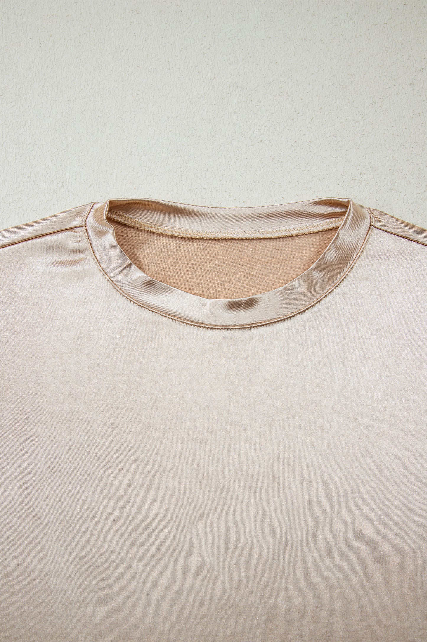 Metallic Round Neck Tank Top