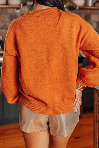 Thanksgiving Tinsel Crewneck Sweater