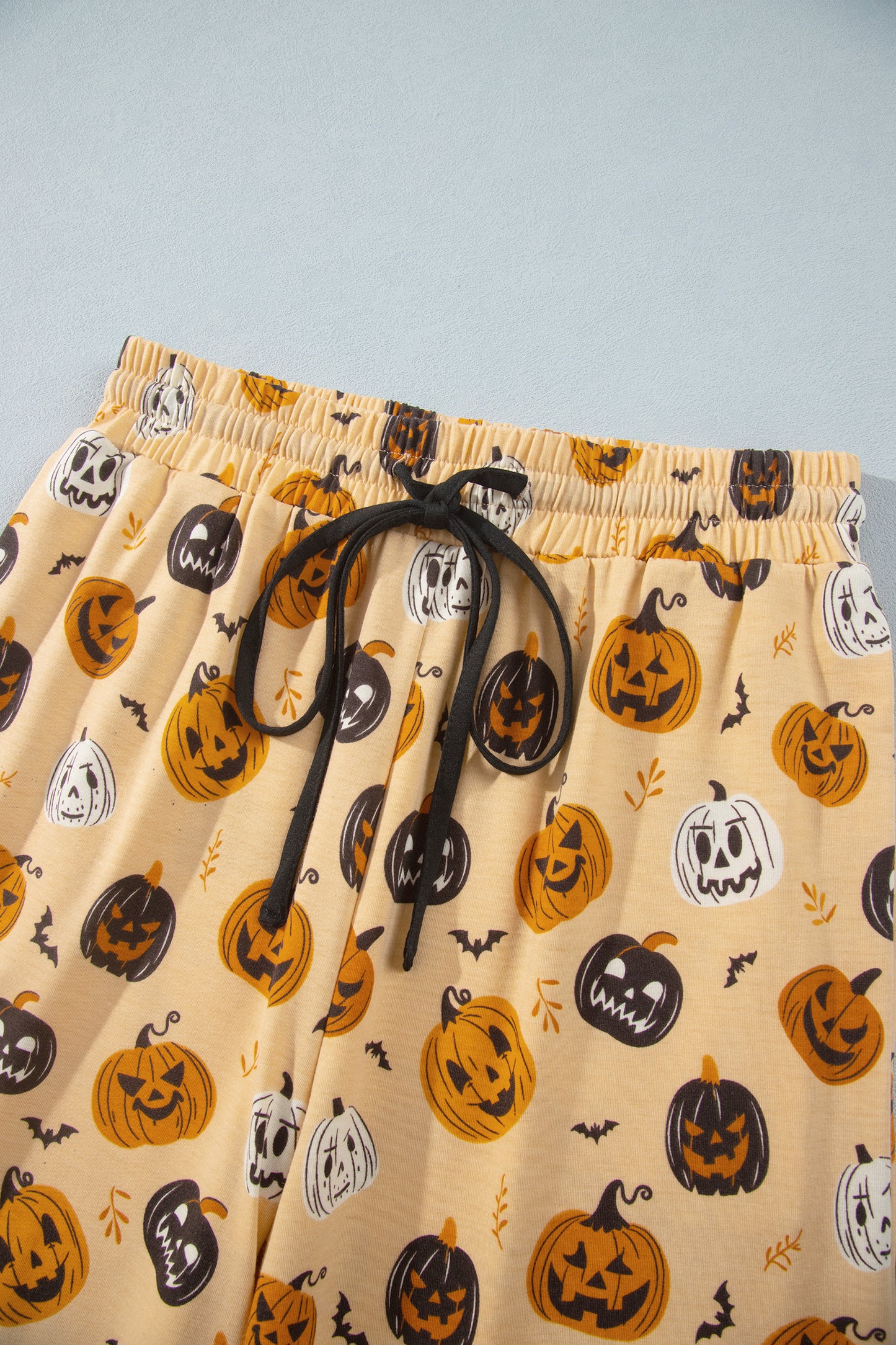 Halloween Pumpkin Top & Pants Pajama Set