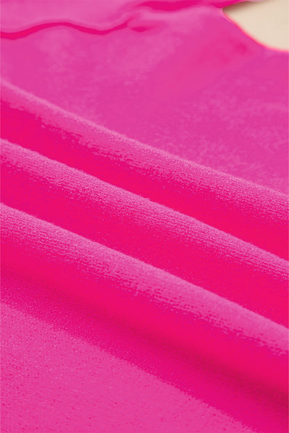 Valentine XOXO Embroidered Puff Sleeve Sweater Tee