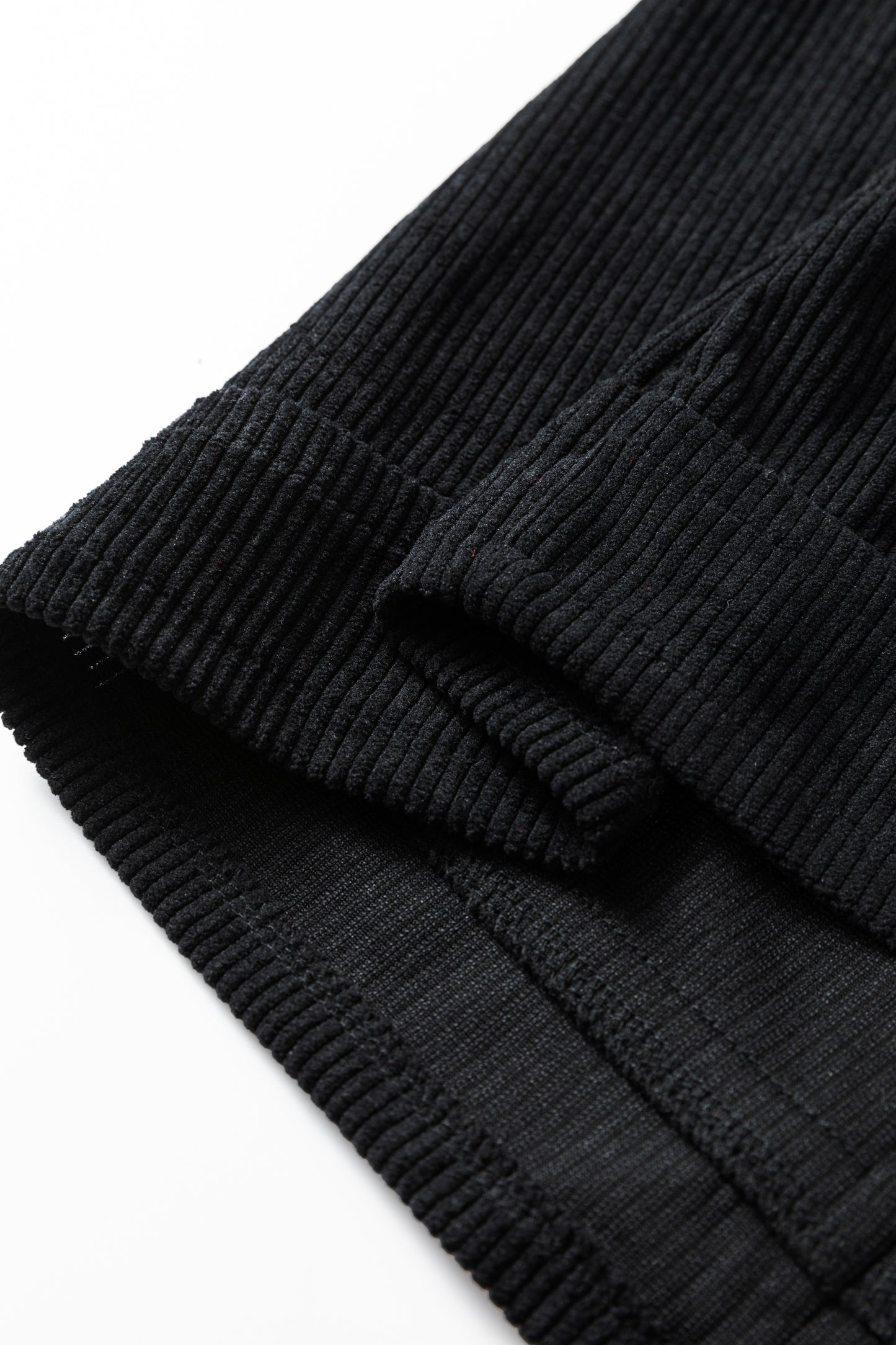 Plus Size Solid Corduroy Sleeveless Mini Dress