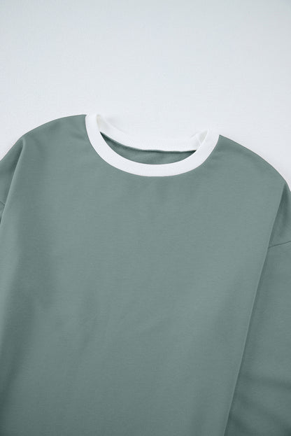 Varsity Stripe Pullover and Drawstring Pant Set