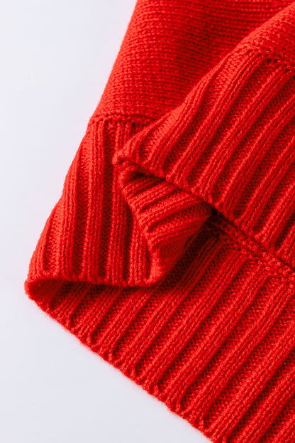 Christmas Holly Jolly Tinsel Turtleneck Sweater