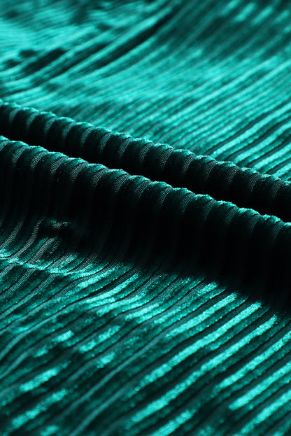 Velvet Tie-Back Square Neck Babydoll Dress