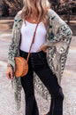 Boho Floral Open Front Kimono