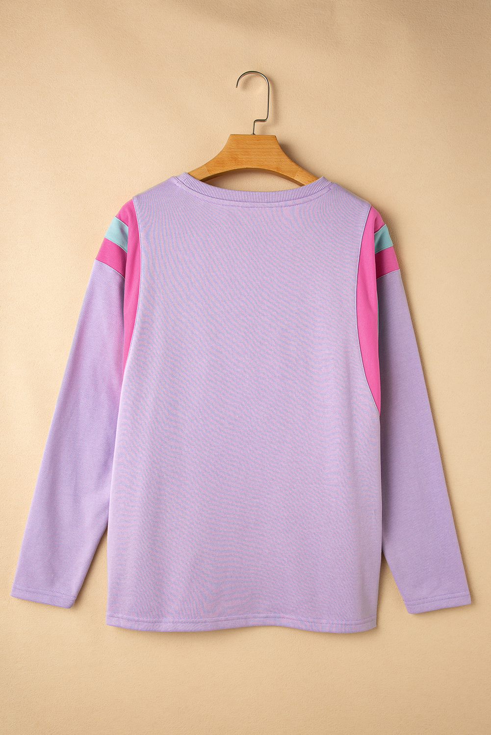 Colorblock Mineral Wash Oversized Top