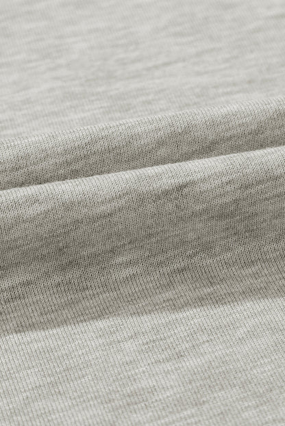 Solid Tied High-Waist Pleated Sweatpants