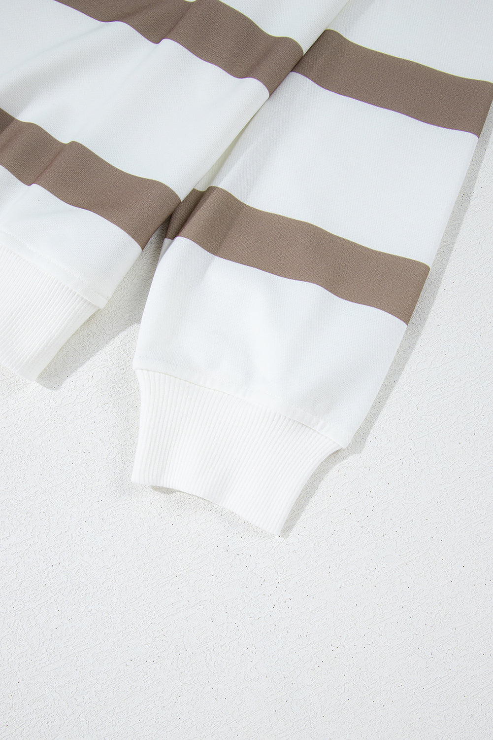 Stripe Drop Shoulder Top and Jogger Pants Set