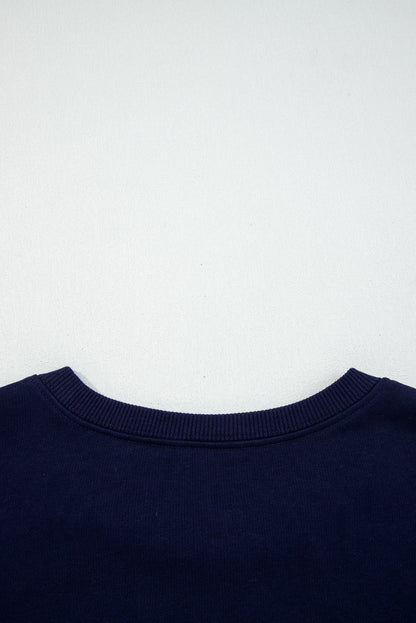 CLASSY UNTIL KICKOFF Patch Game Day Sweatshirt