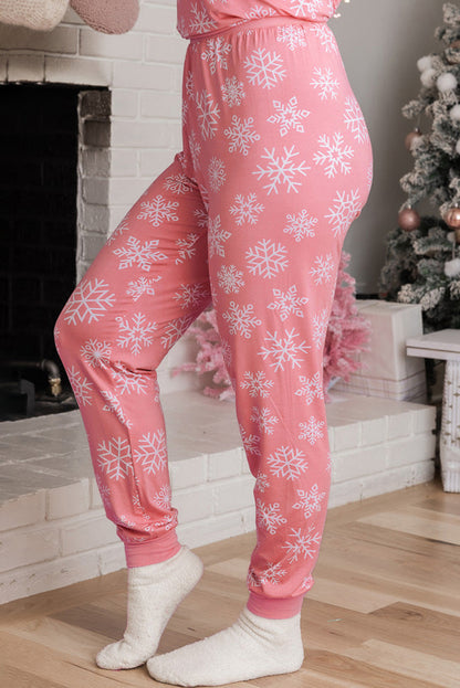 Christmas Snowflake Top and Pants Set