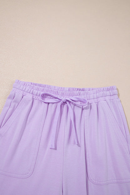 Mineral Wash Round Neck Tank & Pants Set