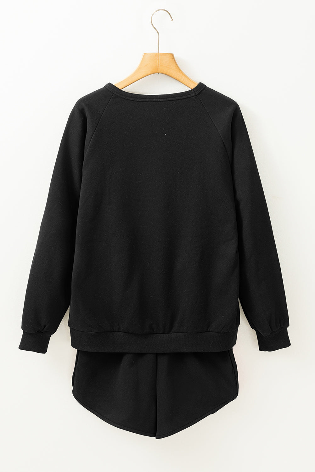 Colorblock Stripe Pullover and Shorts Set