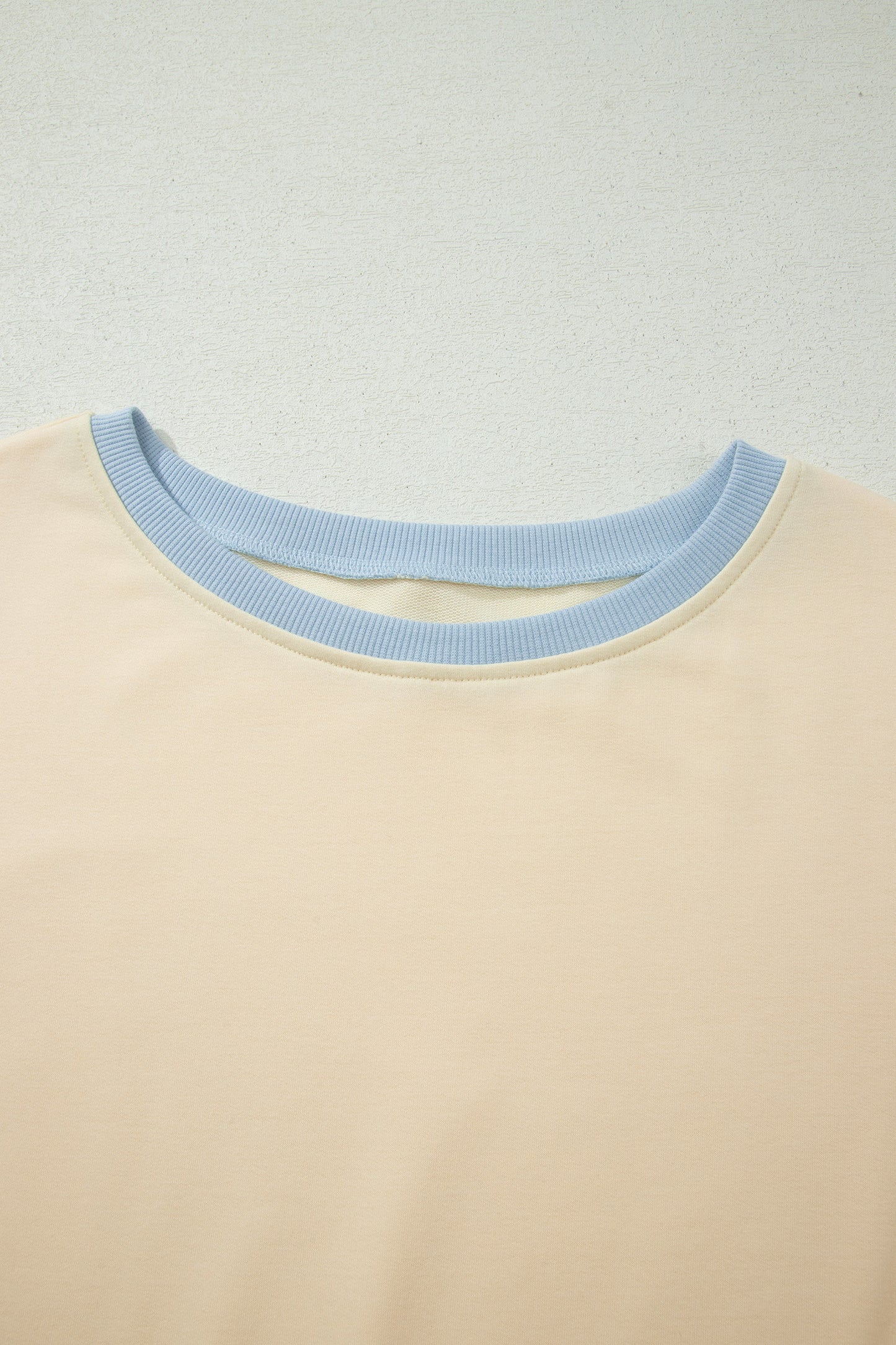 Colorblock Drop Shoulder T-Shirt & Skort Set