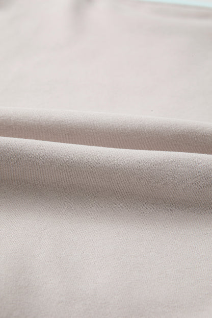 Stripe Colorblock Drop Shoulder Sweatshirt