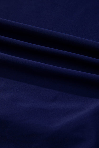 Square Neck Ruched One-Piece Swimsuit