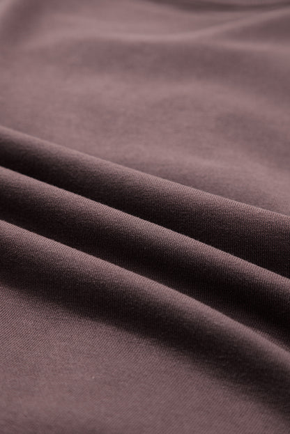 Bow Tie Contrast Terry Drop Shoulder Sweatshirt