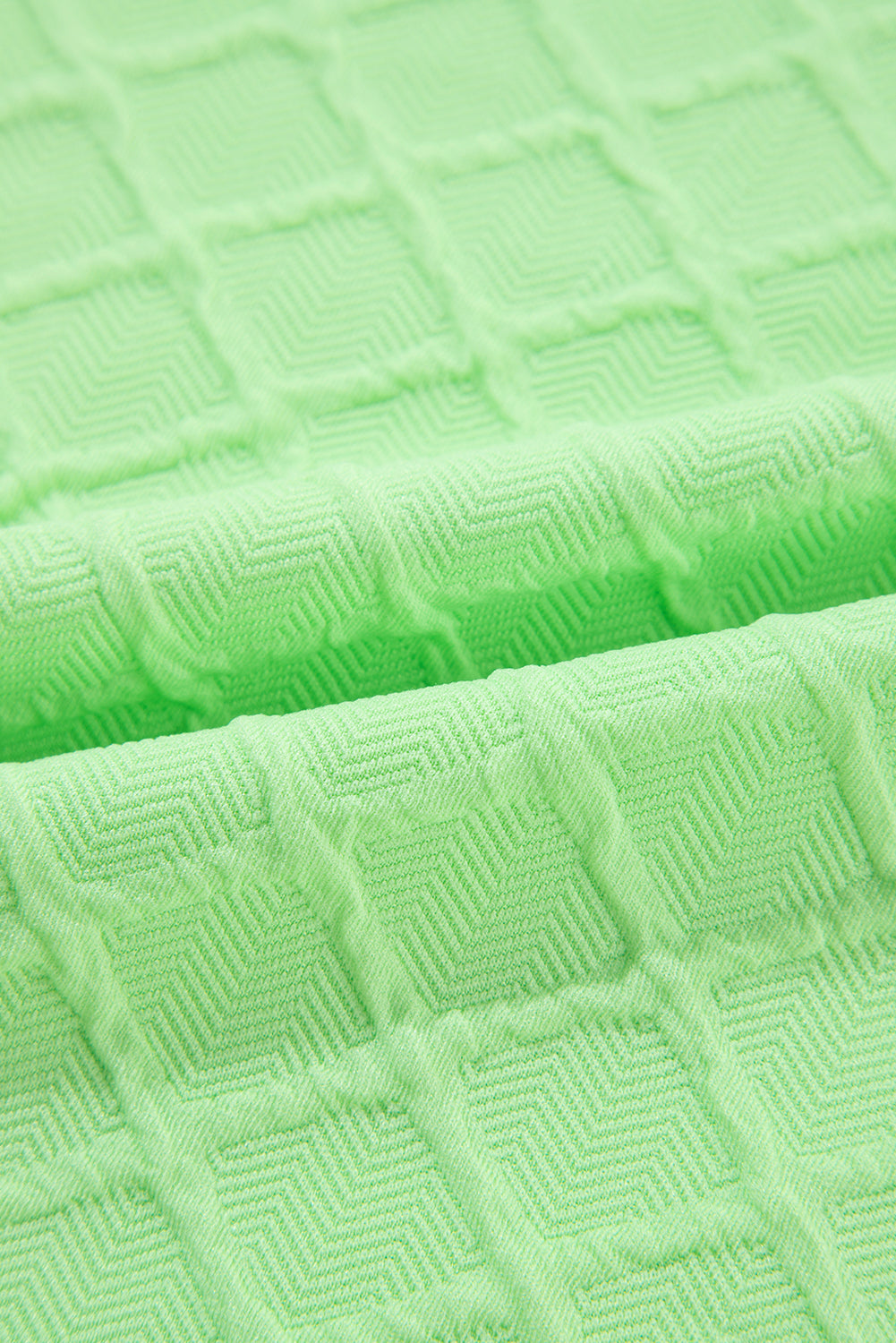 Checker Textured Tee and Drawstring Shorts