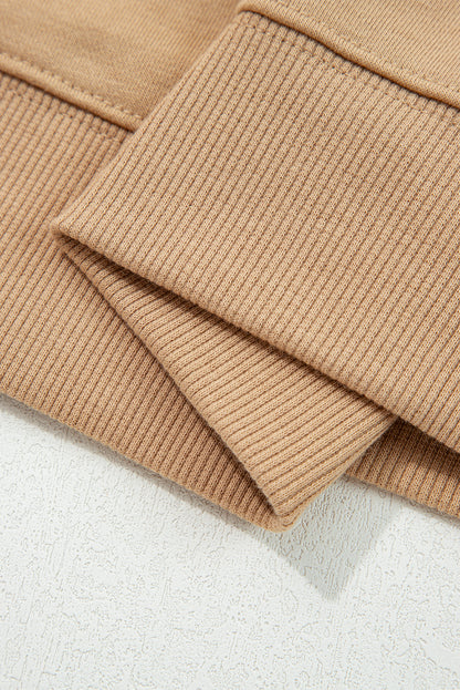 Varsity Stripe Drop Shoulder Oversized Sweatshirt