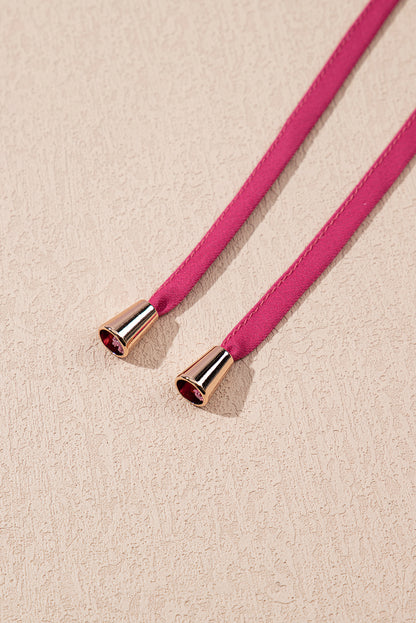 Plus Size Floral Tied V-Neck Mini Dress