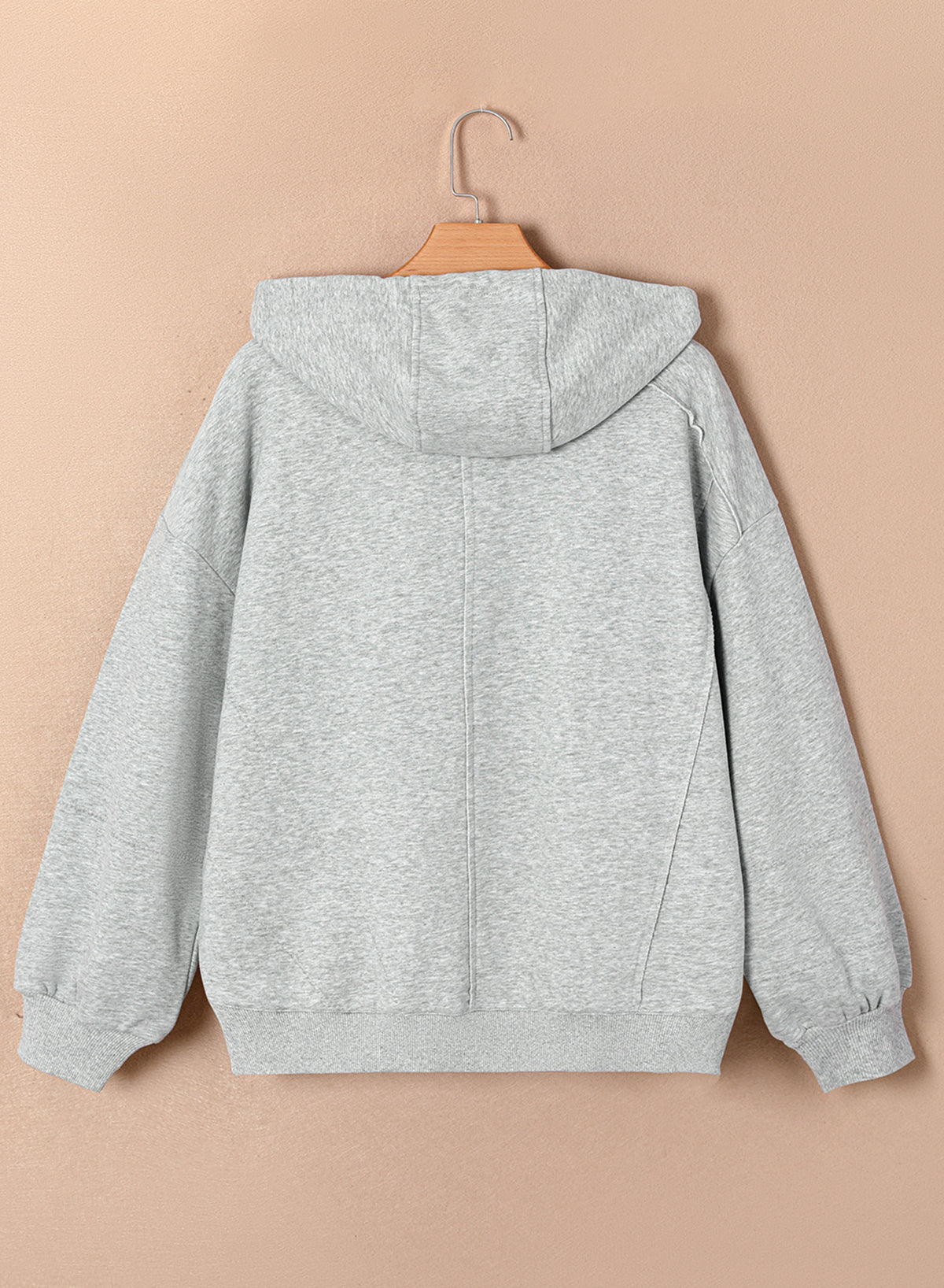 Patchwork Reverse Seam Hoodie