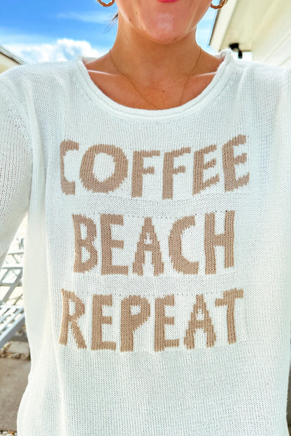 Coffee Beach Repeat Sweater