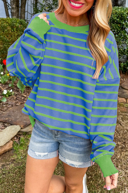 Stripe Round Neck Sweater