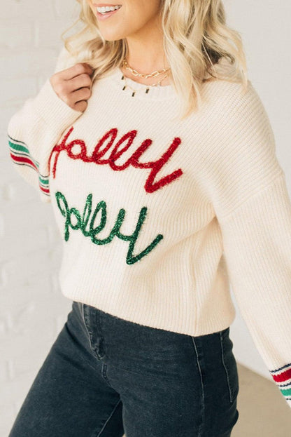 Holly Jolly Tinsel Sweater