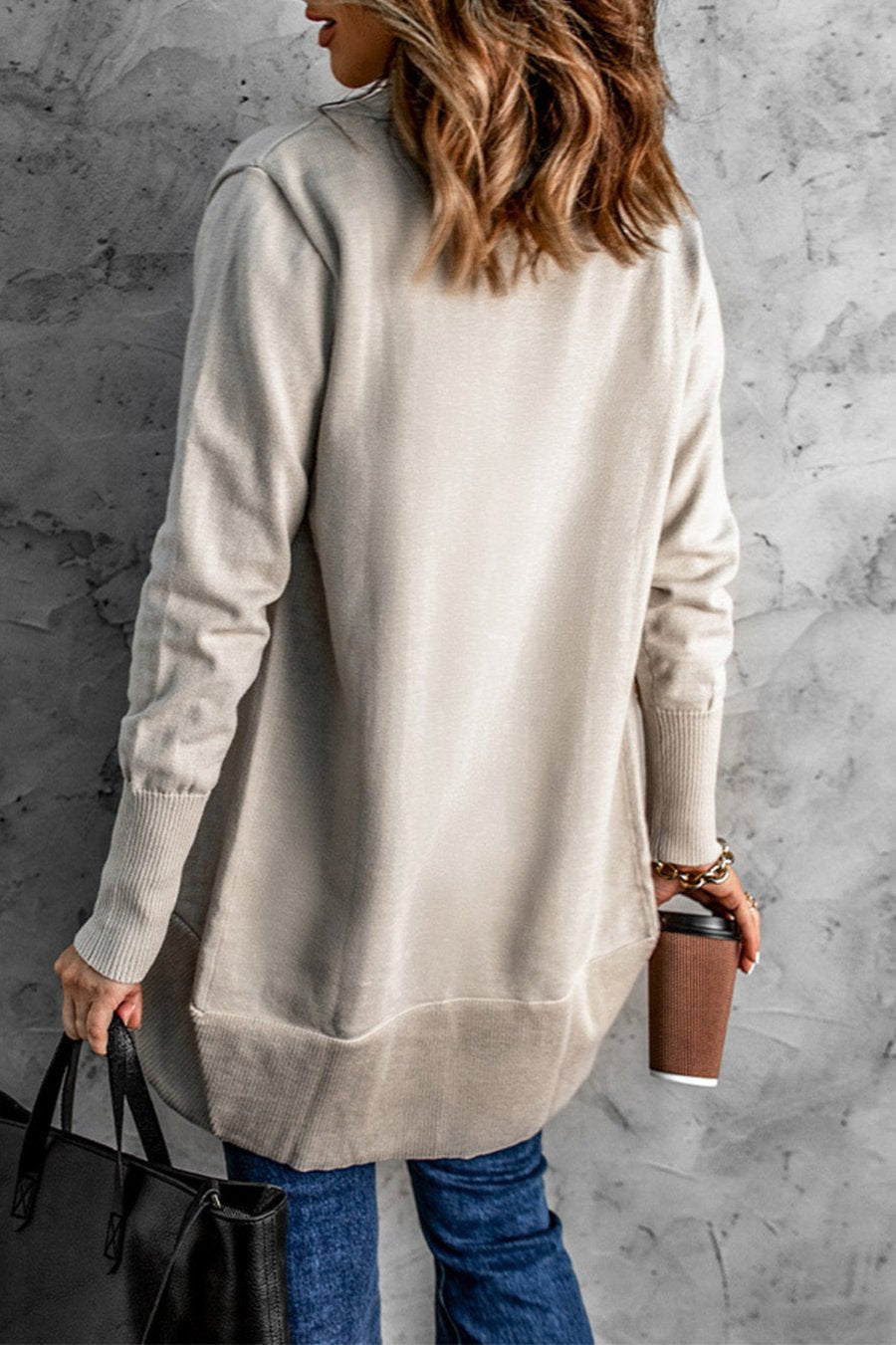 Long Sleeve Open Front Cardigan