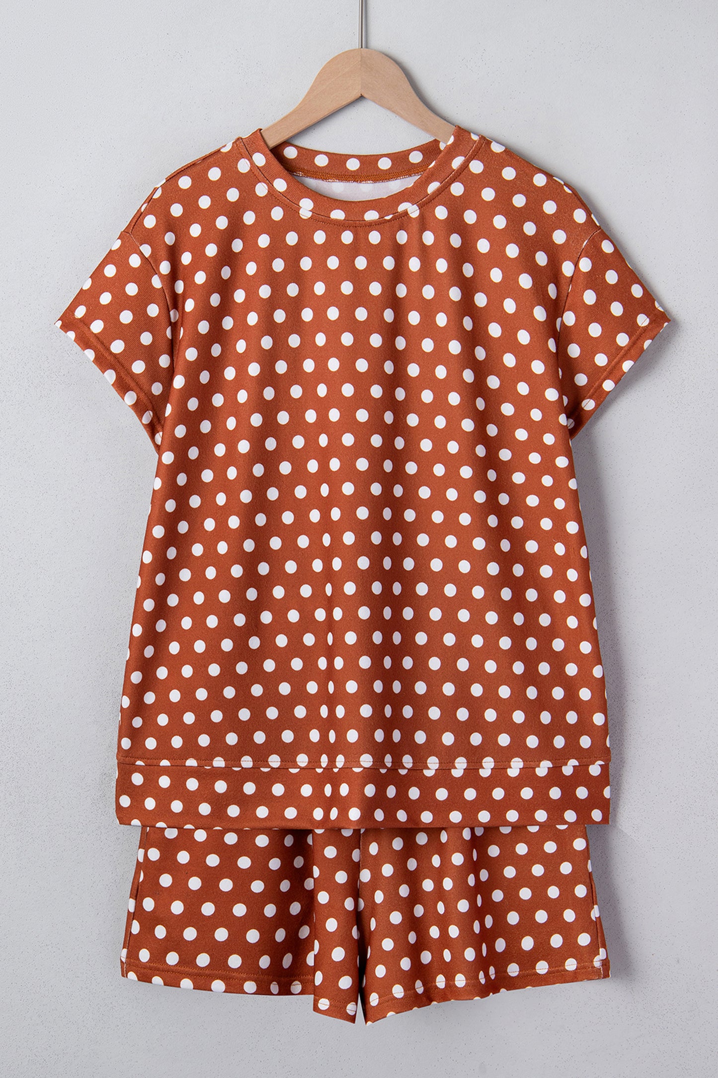 Polka Dot Top and Shorts Set