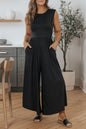 Low Back Wide Leg Jumpsuit