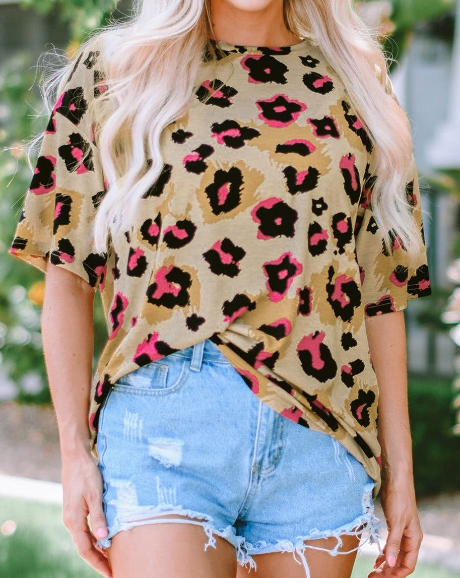 Leopard Short Sleeve T-Shirt