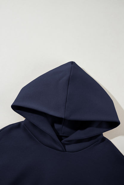 Solid Reverse Seams Hoodie and Joggers Set