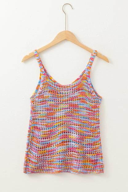 Crochet Sleeveless Sweater Top