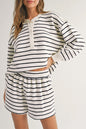 Stripe Top and Shorts Set