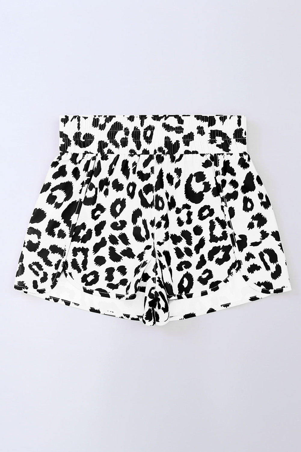 Leopard High Waist Athletic Shorts
