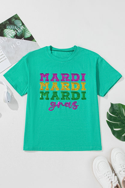 Sequin Mardi Gras T-Shirt