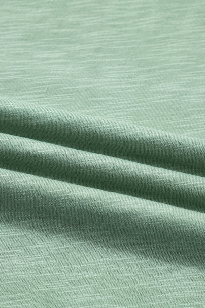 Solid Short Sleeve Tee and Drawstring Pants Set