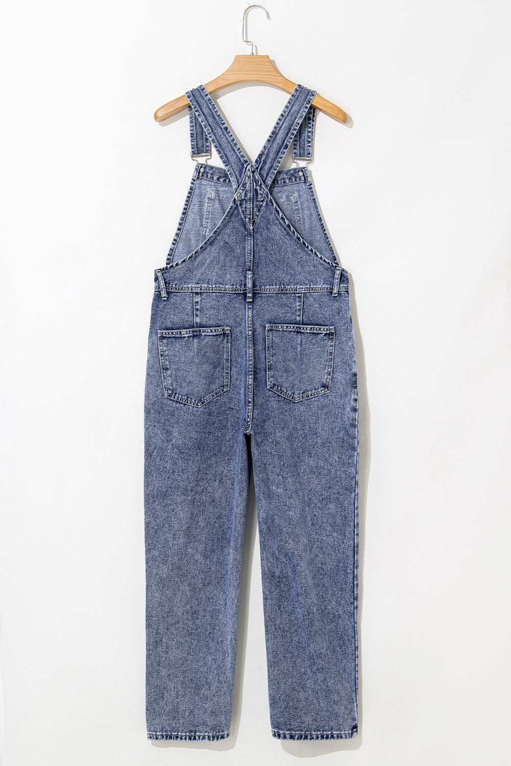 Denim Straight Leg Jumpsuit