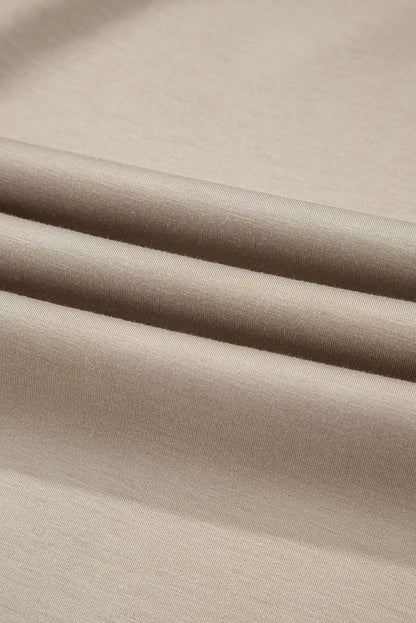 Solid Half-Zip Hoodie and Pants Set