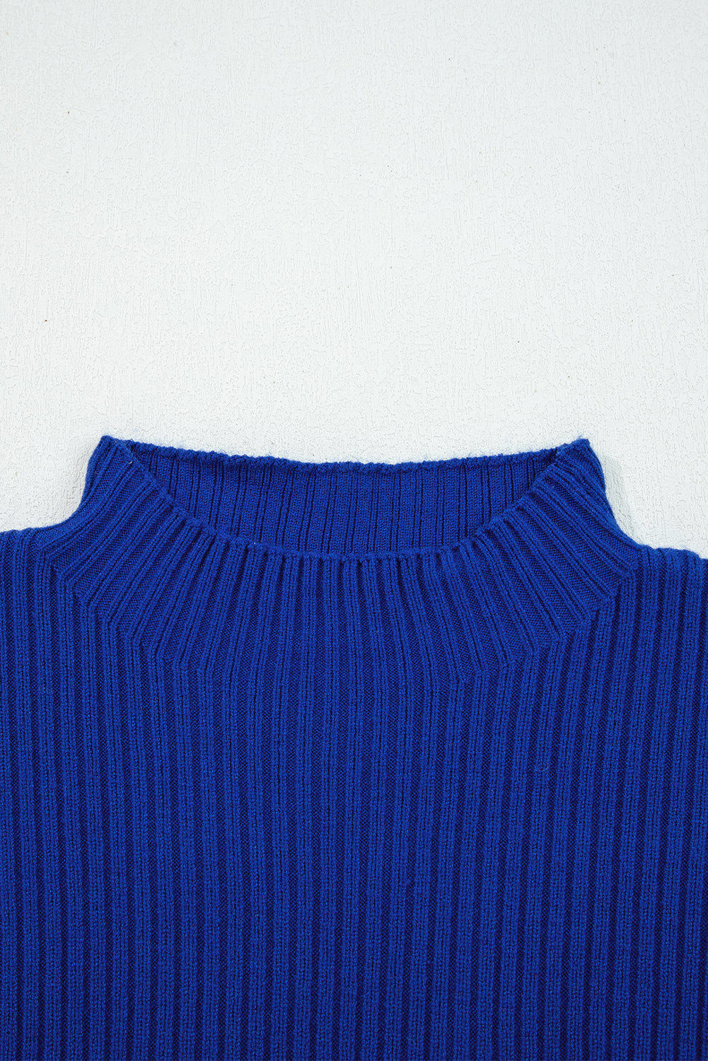 Solid Ribbed Knit Patch Pocket Short Sleeve Top
